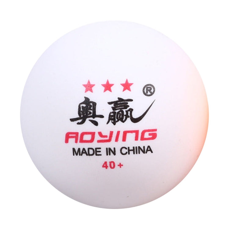 ROYING 10 PCS Professional ABS Table Tennis Training Ball, Diameter: 40mm, White 2Stars, Orange 2Stars, White 3Stars, Orange 3Stars