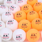ROYING 10 PCS Professional ABS Table Tennis Training Ball, Diameter: 40mm, White 2Stars, Orange 2Stars, White 3Stars, Orange 3Stars