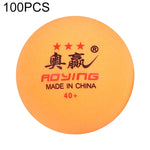 ROYING 10 PCS Professional ABS Table Tennis Training Ball, Diameter: 40mm, White 2Stars, Orange 2Stars, White 3Stars, Orange 3Stars