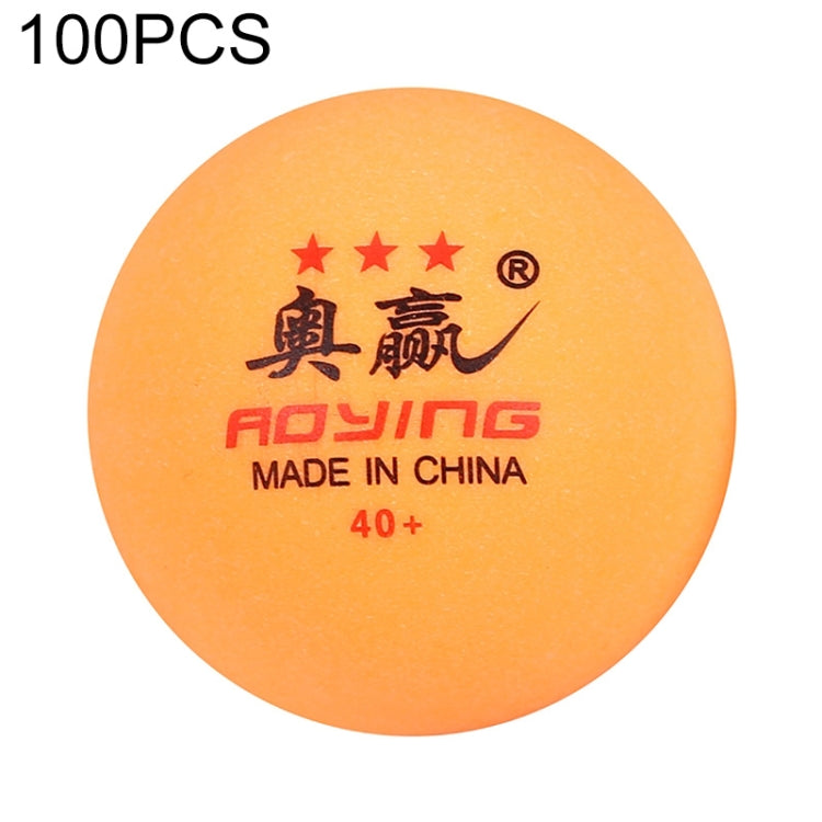 ROYING 10 PCS Professional ABS Table Tennis Training Ball, Diameter: 40mm, White 2Stars, Orange 2Stars, White 3Stars, Orange 3Stars
