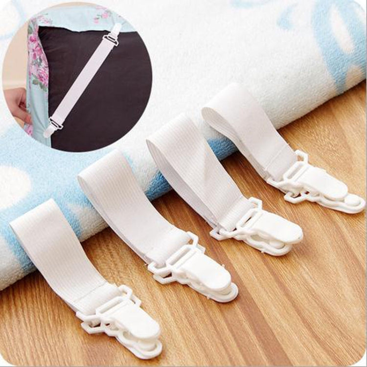 4 PCS  Non Slip Elastic Band Sheet Clips, Sheet Clips
