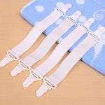 4 PCS  Non Slip Elastic Band Sheet Clips, Sheet Clips