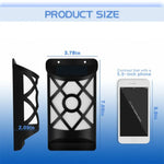 Solar Flame Courtyard Flood Light Wall Lamp Outdoor Lawn Landscape Street Light Induction Lamp, 66 LEDs