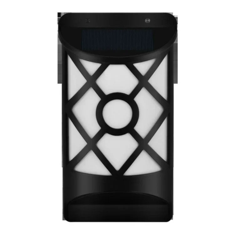 Solar Flame Courtyard Flood Light Wall Lamp Outdoor Lawn Landscape Street Light Induction Lamp, 66 LEDs