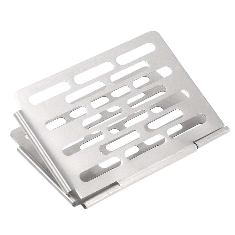 Stainless Steel Folding Barbecue Net  Portable BBQ Picnic Accessories, S 15x10.3CM, M 22.6x15.8CM, L 35.8x20CM