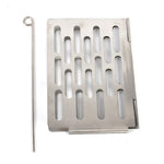 Stainless Steel Folding Barbecue Net  Portable BBQ Picnic Accessories, S 15x10.3CM, M 22.6x15.8CM, L 35.8x20CM