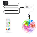 Bluetooth Suit Smart Music Sound Control Light Strip Non-waterproof 5050 RGB Colorful Atmosphere LED Light Strip With 24-Keys Remote Control, 5M 150 LEDs, 5M 300 LEDs, 10M 300 LEDs, 10M 600 LEDs, 15M 450 LEDs, 15M 270 LEDs, 20M 360 LEDs, 30M 540 LEDs