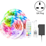 Bluetooth Suit Smart Music Sound Control Light Strip Non-waterproof 5050 RGB Colorful Atmosphere LED Light Strip With 24-Keys Remote Control, 5M 150 LEDs, 5M 300 LEDs, 10M 300 LEDs, 10M 600 LEDs, 15M 450 LEDs, 15M 270 LEDs, 20M 360 LEDs, 30M 540 LEDs