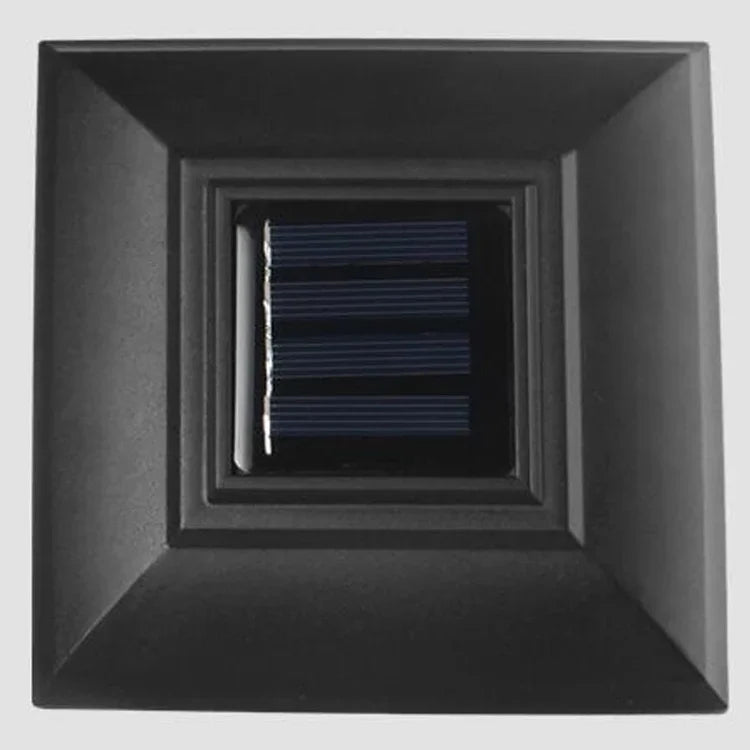 Solar Pillar Light Outdoor Waterproof Decorative Garden Lawn Wall Lamp