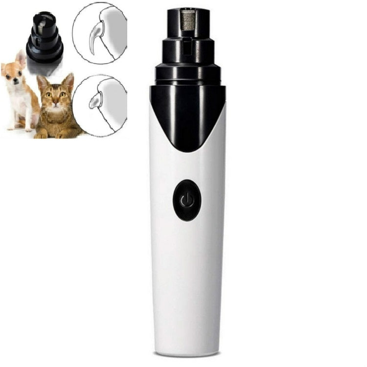 Pet Nail Polisher Cats and Dogs Clean Nails Electric Manicure, PTy068 1 Block Silent Version, PTy078 2 Block Professional Edition