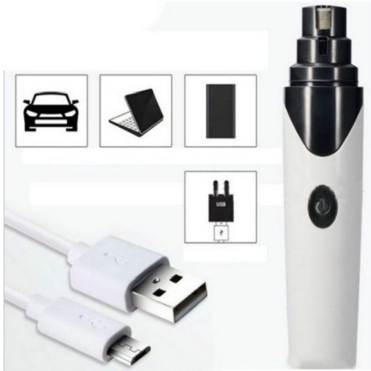 Pet Nail Polisher Cats and Dogs Clean Nails Electric Manicure, PTy068 1 Block Silent Version, PTy078 2 Block Professional Edition