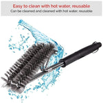 Large Barbecue Grill Pan Cleaning Wire Brush, Length: 44cm