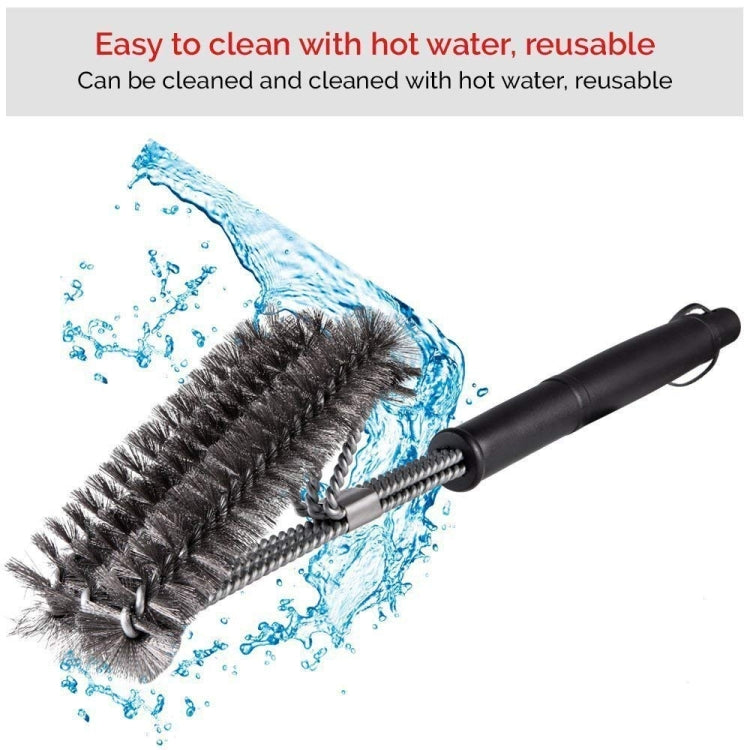 Large Barbecue Grill Pan Cleaning Wire Brush, Length: 44cm