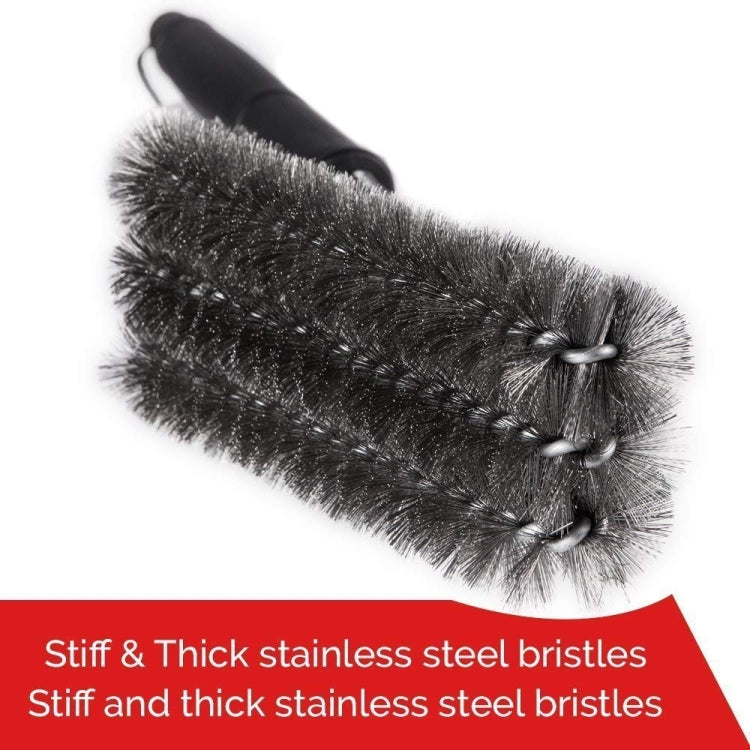 Large Barbecue Grill Pan Cleaning Wire Brush, Length: 44cm