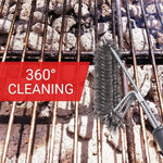 Large Barbecue Grill Pan Cleaning Wire Brush, Length: 44cm