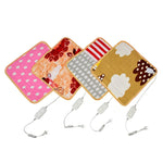 Animals Bed Heater Mat Heating Pad Winter Warmer Carpet Plush Electric Blanket Seat Heating Pad, 45x45cm 220V CN Plug, 45x45cm 12V for Car