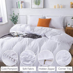 Princess Bedding Sets With Washed Ball Decorative Microfiber Fabric Cover Pillowcase, Twin（One Pillowcase and One Quilt）, Queen（Two Pillowcase and One Quilt）, King（Two Pillowcase and One Quilt）