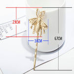 2 PCS Retro Hair Accessories Fashion Temperament Matte Bee Hair Clip