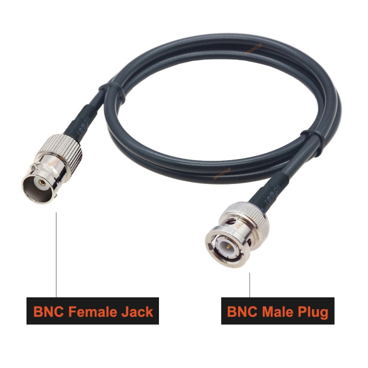 كابل محول كوكسيال RG58 من BNC أنثى إلى BNC ذكر، BNC أنثى إلى BNC ذكر 0.5م، BNC أنثى إلى BNC ذكر 1م، BNC أنثى إلى BNC ذكر 1.5م، BNC أنثى إلى BNC ذكر 3م، BNC أنثى إلى BNC ذكر 5م، BNC أنثى إلى BNC ذكر 10م
