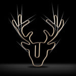 8 PCS/Set Deer Head Paper Clip Shaped Paper Clip Creative Shape Pin Bookmark, Deer Head Paper Clip