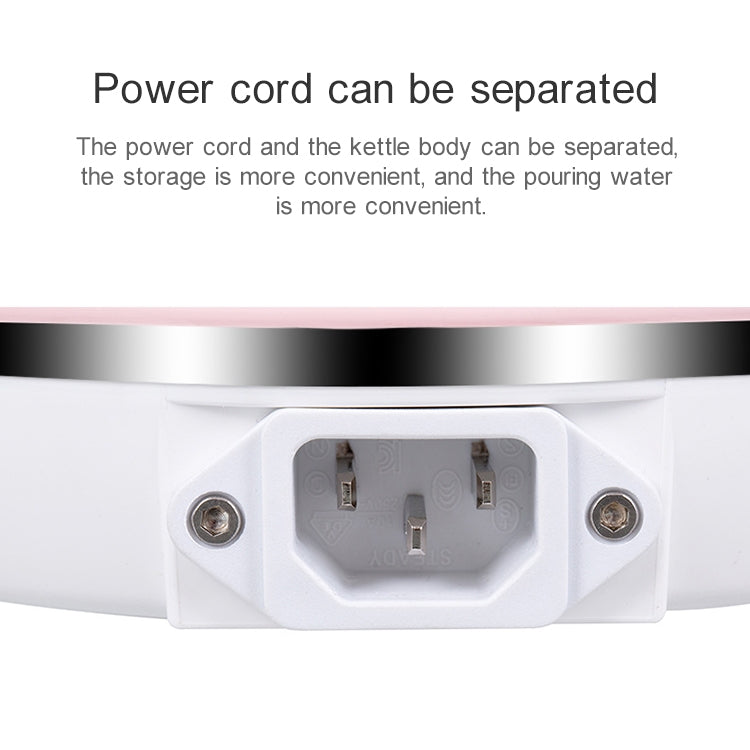 Tragbarer, faltbarer Wasserkocher aus Silikon mit intelligenter Konstanttemperaturfunktion für Reisen und Camping, mit US-Stecker, EU-Stecker und UK-Stecker.