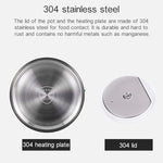 Tragbarer, faltbarer Wasserkocher aus Silikon mit intelligenter Konstanttemperaturfunktion für Reisen und Camping, mit US-Stecker, EU-Stecker und UK-Stecker.