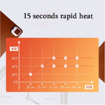 220V Electric Hot Plate Writing Desk Warm Table Mat Blanket Office Mouse Heating Warm Computer Hand Warmer Desktop Heating Plate, Black Big Size