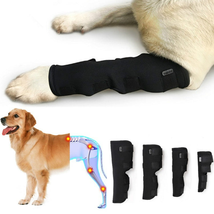 DogLemi PD60041 Dog Hock Brace Pet Supportive Rear Dog Compression Leg Joint Wrap Protects Wounds and Injury, S, M, L, XL