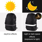 Reflective Light Waterproof Dustproof Backpack Rain Cover Portable Ultralight Shoulder Bag Protect Cover, XS, S, M, L, XL