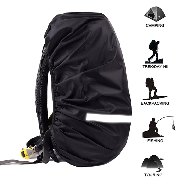 Reflective Light Waterproof Dustproof Backpack Rain Cover Portable Ultralight Shoulder Bag Protect Cover, XS, S, M, L, XL
