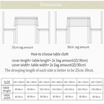 Literary Fresh Geometric Cotton Linen Tablecloth Gray Arrow Rectangular Coffee Table Cloth Desk Cloth, 60x60cm, 90x90cm, 100x140cm, 140x140cm, 140x160cm, 140x180cm, 140x200cm, 140x220cm, 140x250cm