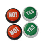 3 PCS Party Knowledge Quiz Game Electronic Squeeze Sound Box Answer Toy, Red with Light BULLSHIT, Laugh and Cry