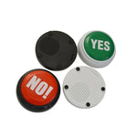 3 PCS Party Knowledge Quiz Game Electronic Squeeze Sound Box Answer Toy, Red with Light BULLSHIT, Laugh and Cry