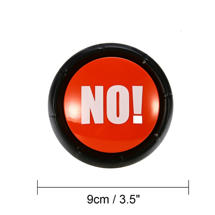 3 PCS Party Knowledge Quiz Game Electronic Squeeze Sound Box Answer Toy, Red with Light BULLSHIT, Laugh and Cry