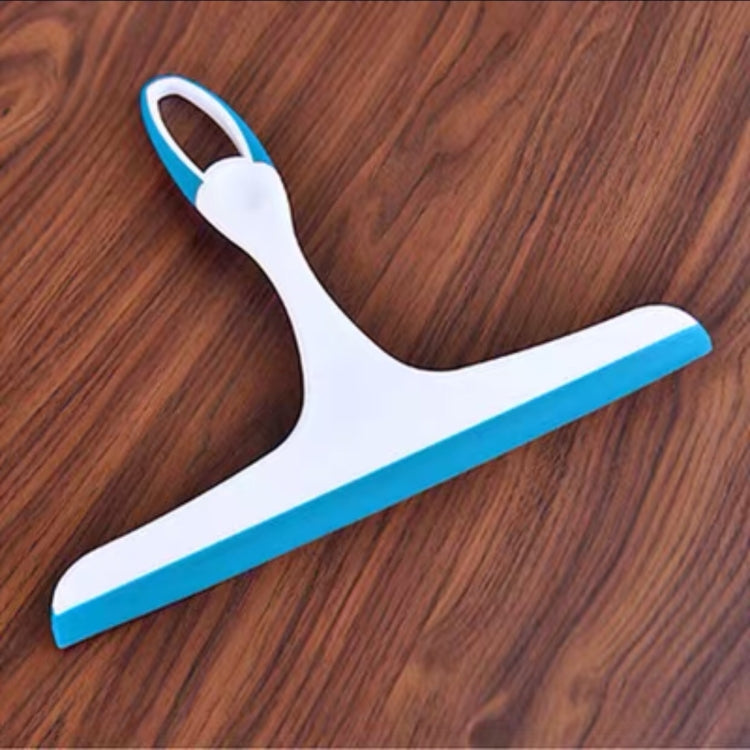 Glass Window Wiper  Bathroom Glass Wiper Window Glass Cleaner Household Cleaning, Blue
