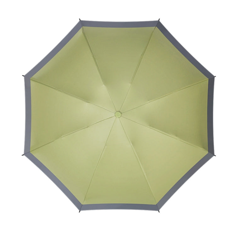 LY-0621 Five-Fold Eight-bone Umbrella Simple Black Glue Sunscreen Umbrella, Eight-bone Turmeric, Eight-bone Midsummer Pink, Eight-bone Haze Blue, Eight-bone Matcha Green, Eight-bone Navy, Eight-bone Ink Green