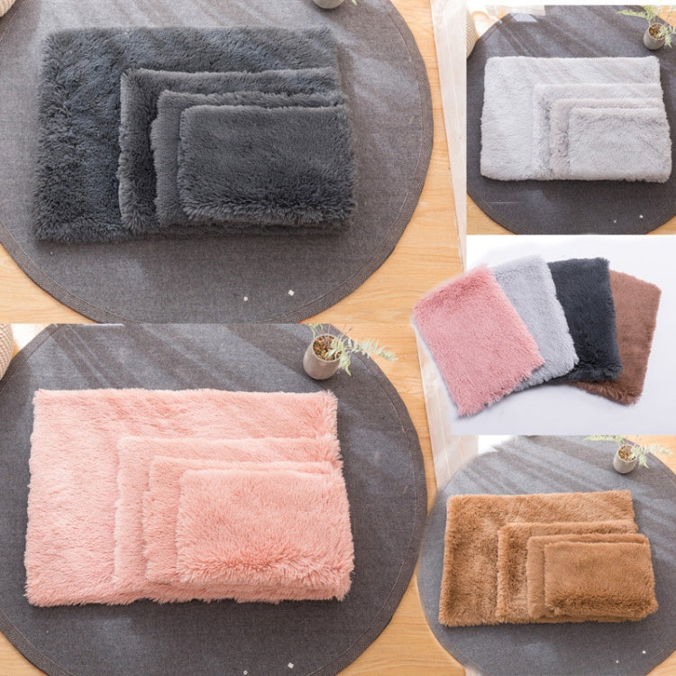 Autumn and Winter Warm Universal Square Pet Cat Dog Plush Pad, S, L, XL