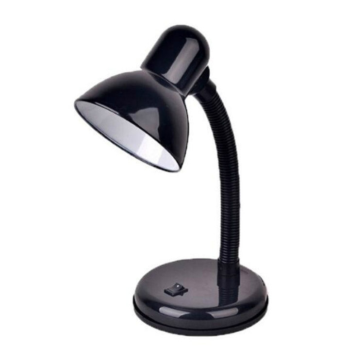 مصباح مكتب حديدي عتيق LED مع مفتاح زر ضغط، ضوء LED لحماية العين للقراءة، مصابيح طاولة