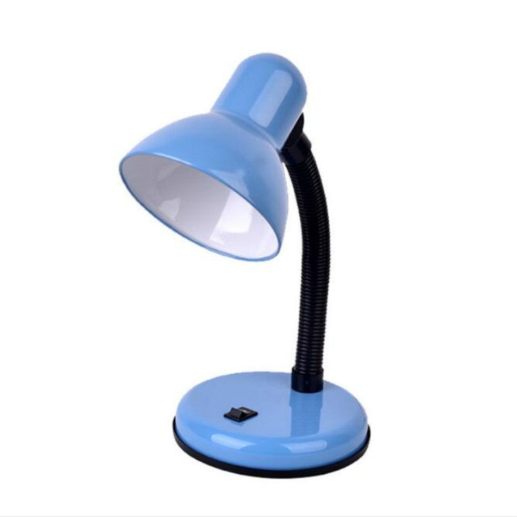 مصباح مكتب حديدي عتيق LED مع مفتاح زر ضغط، ضوء LED لحماية العين للقراءة، مصابيح طاولة
