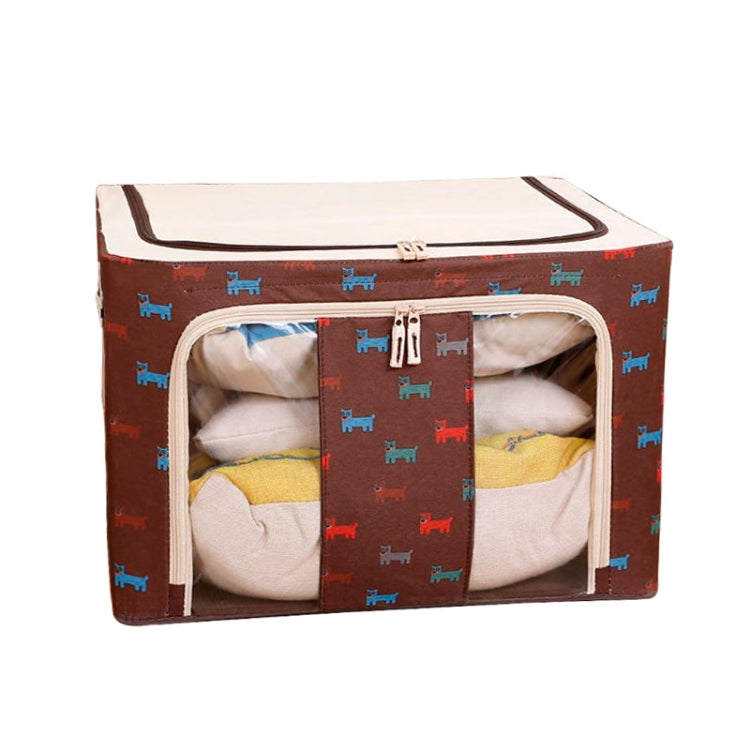 Folding Storage Box Non Woven Fabric With Zipper Moisture-proof Clothes Storage Box, 44L 50x40x22cm, 55L 50x40x28cm, 66L 50x40x33cm, 80L 60x40x32cm, 100L 60x42x40cm, 125L 70x42x40cm