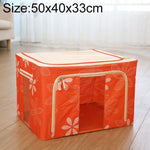 Folding Storage Box Non Woven Fabric With Zipper Moisture-proof Clothes Storage Box, 44L 50x40x22cm, 55L 50x40x28cm, 66L 50x40x33cm, 80L 60x40x32cm, 100L 60x42x40cm, 125L 70x42x40cm