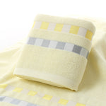 Cotton Plain Square Bath Towel Natural Environmental Protection Embroidered Bath Towel Household Towel