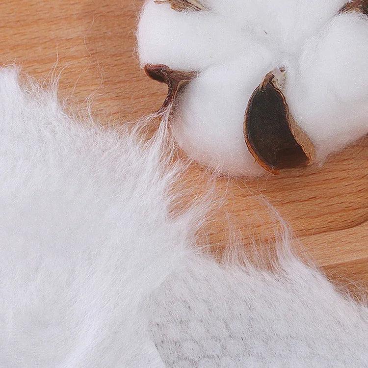 MONKIDS KS037 Disposable Face Towel Pure Cotton Thickening Pearl Cleansing Towel, 100 SheetS Pearls Texture