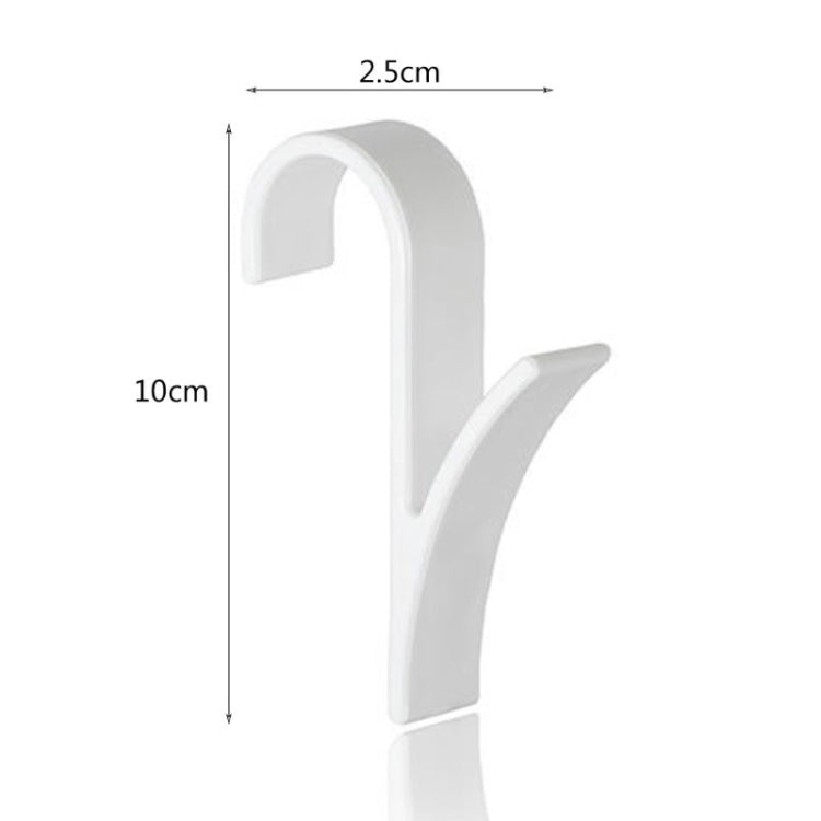 4 in 1 Towel Rail Hanging Bathroom Plastic Hook Rack, Plastic Hook Rack