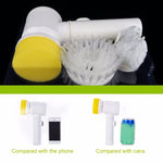 5 in 1 Multifunctional Electric Household Magic Brush ABS Nylon Kitchen Bathtub Cleaning Window Brush Cleaner, 5 in 1 Brush