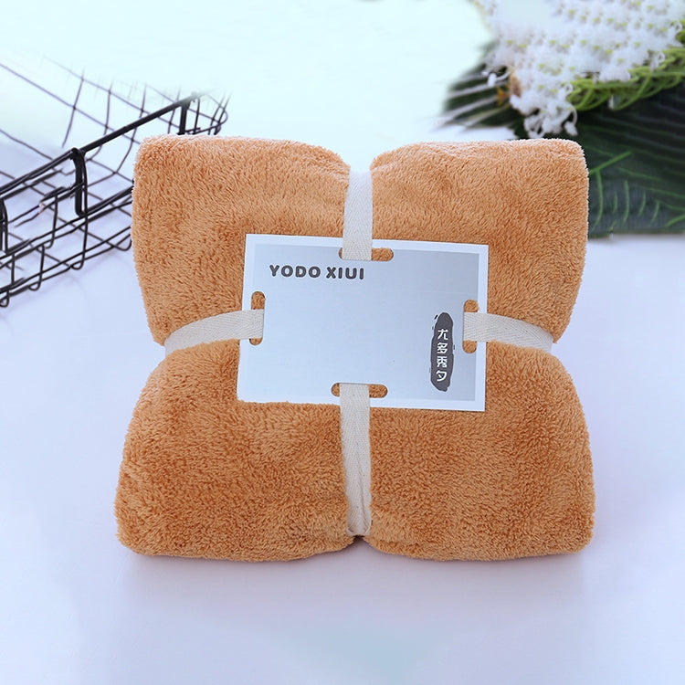 Cut Edge Towel Bath Towel Wavy Edge High Density Coral Fleece Super Absorbent Quick-drying, 35 × 75cm, 70 ×140 cm