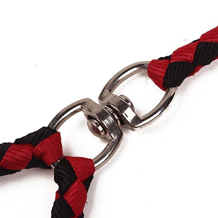 Laisse double pour chien, corde de traction anti-nœuds pour animaux de compagnie