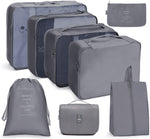 Travel Storage Bag Set Folding Storage Bag, 7 In 1, 8 In 1 Beam Mouth, 8 In 1 Cosmetic Bag, 8 In 1 Toiletry Bag, 9 In 1 Cosmetic Bag, 9 In 1 Toiletry Bag