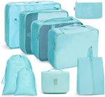 Travel Storage Bag Set Folding Storage Bag, 7 In 1, 8 In 1 Beam Mouth, 8 In 1 Cosmetic Bag, 8 In 1 Toiletry Bag, 9 In 1 Cosmetic Bag, 9 In 1 Toiletry Bag
