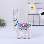 LED Painted Lantern Alpaca Night Light Holiday Decoration Room Posing Style Light